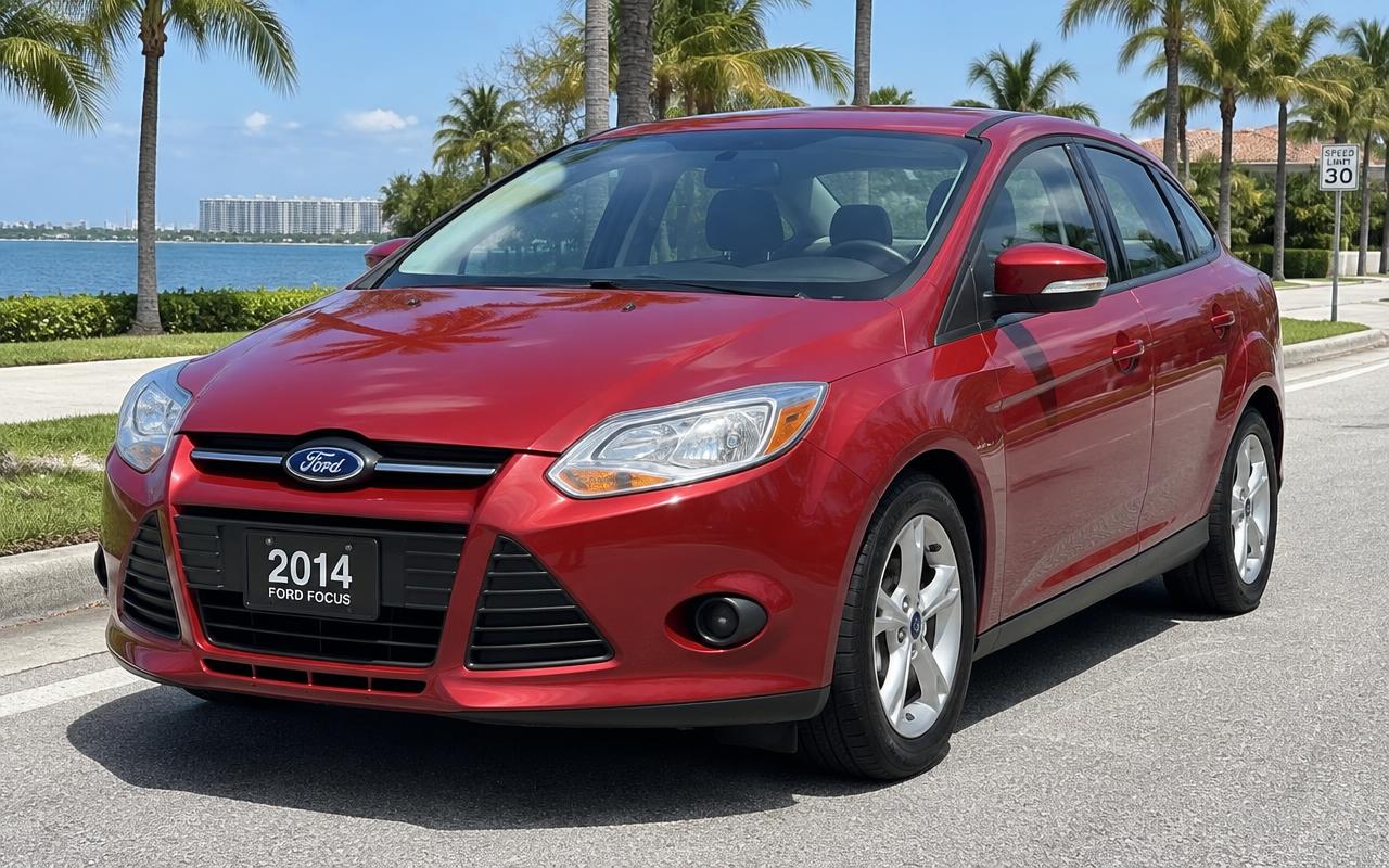 Red Ford Focus