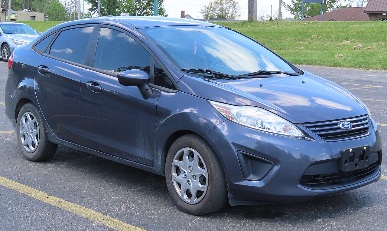 Gray Ford Fiesta